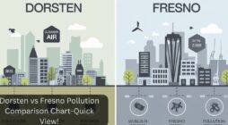 dorsten vs fresno pollution comparison chart