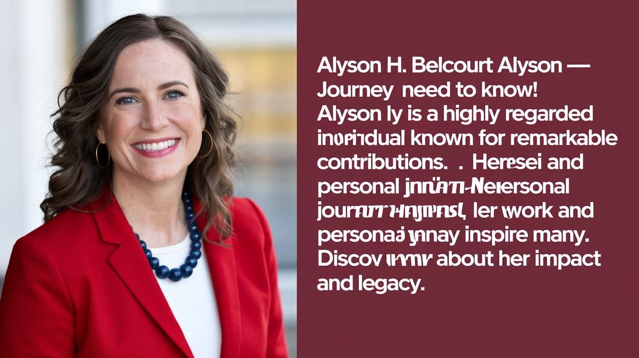 Alyson h Belcourt Alyson– Journey You Need to Know!