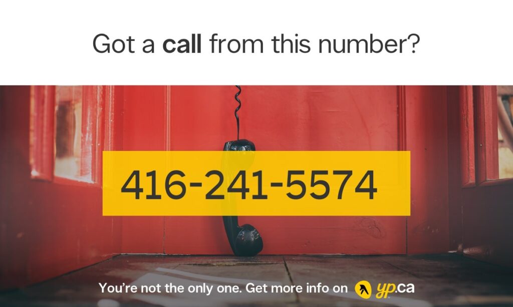 Who Is Calling from 4166195470?